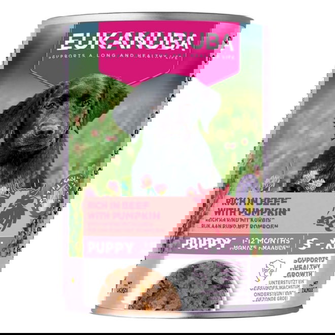 Eukanuba Dog Wet Puppy Beef with Pumpkin 400g