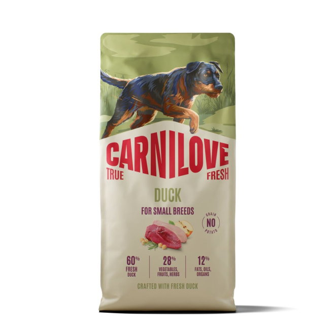 Carnilove True Fresh Dog Adult Small Breed Duck (12 kg)