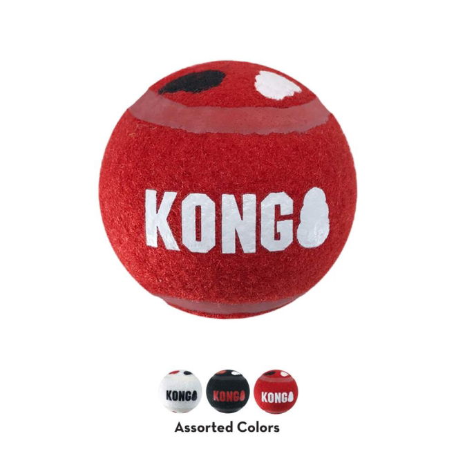 KONG Signature Baller M 3-pk