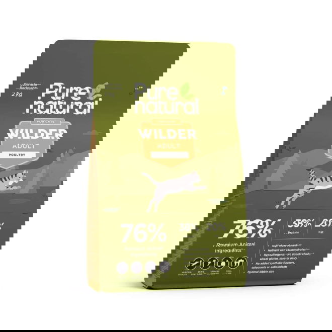 Purenatural Wilder Cat Adult Poultry (2 kg)