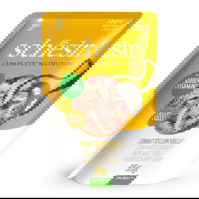 Schesir C&B Tunfisk og Kylling i Gele 85g