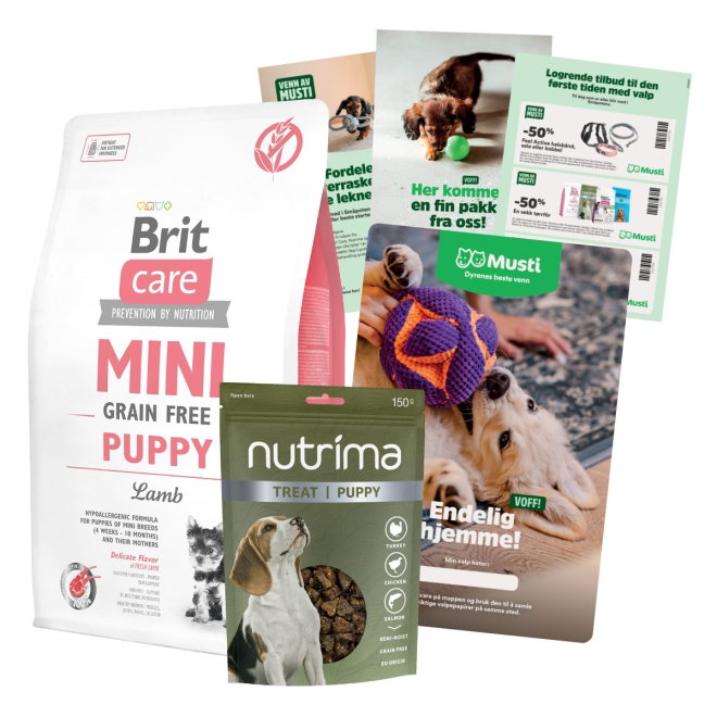 Valpepakke Brit Care Mini Grain Free Puppy Lamb
