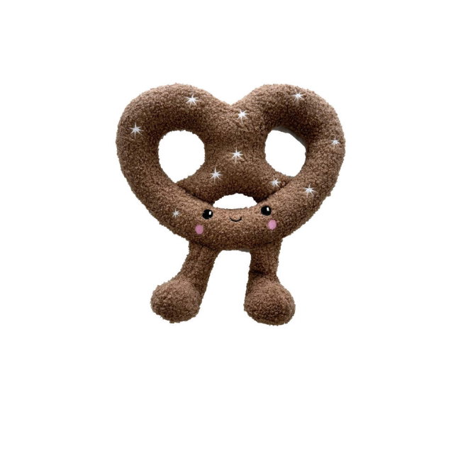 Bark-A-Boo North Pole Letters 2layer Plysj Pretzel L