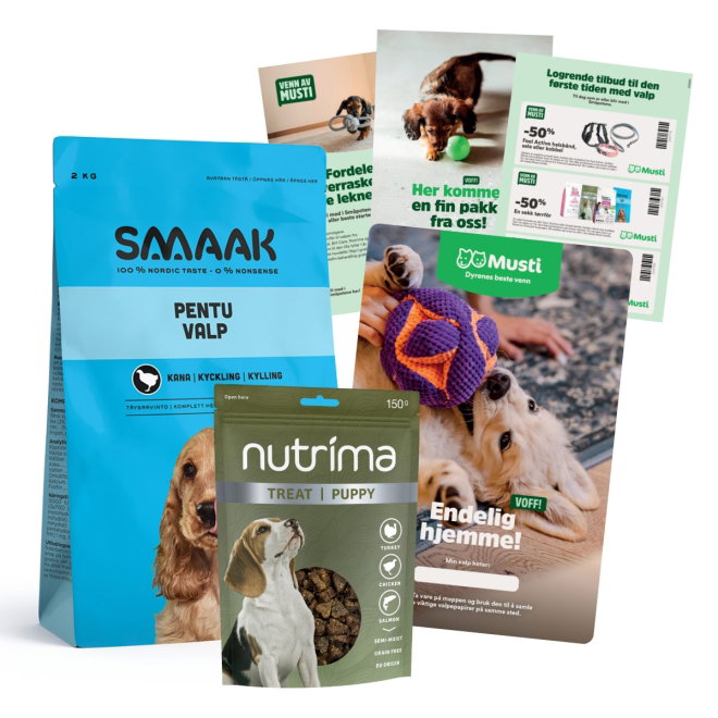 Valpepakke Smaak Puppy