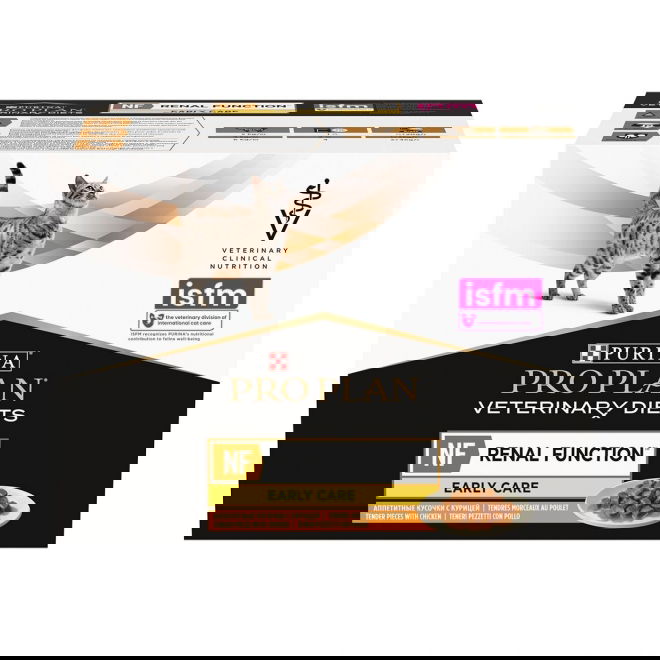 PURINA PRO PLAN VETERINARY DIETS Feline NF Renal Functionarly Care Chicken 10x85 g