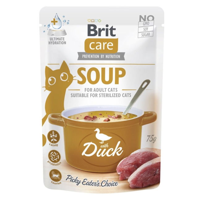 Brit Care Cat Soup med And 75g