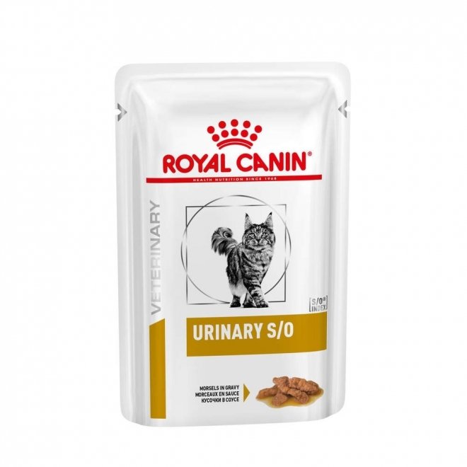 Royal Canin Veterinary Diets Cat Urinary S/O Chunks in Gravy, 12x85 g
