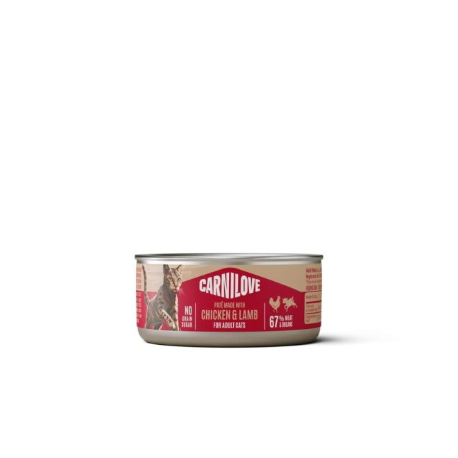 Carnilove Cat Adult Chicken & Lamb Pat&eacute; 100 g