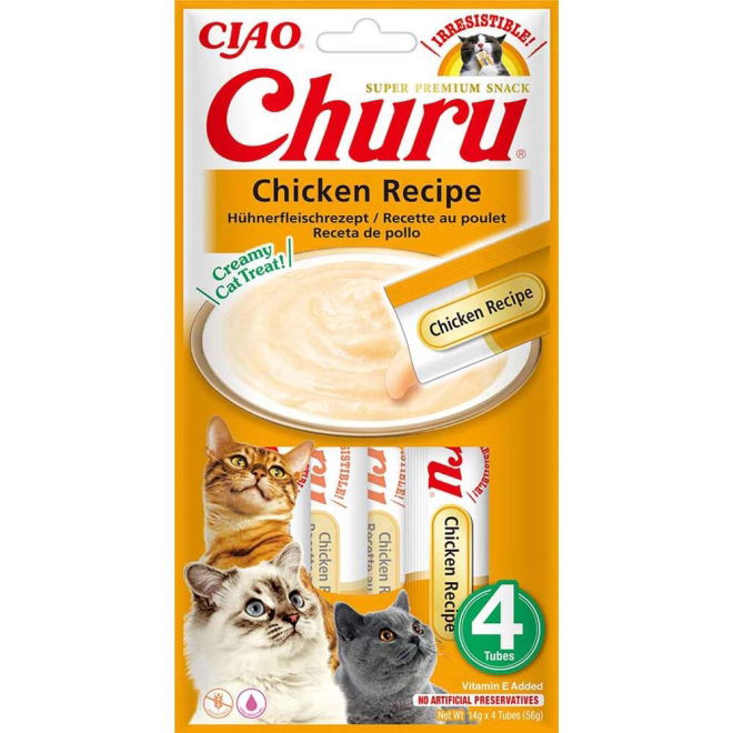 Churu Creamy Cat treat  Chicken 4pc