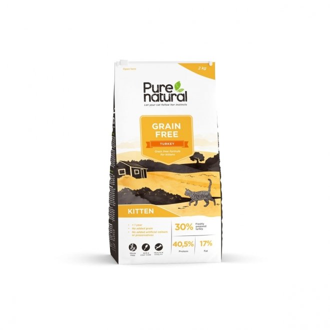 Purenatural Grain Free Kitten Turkey (2 kg)