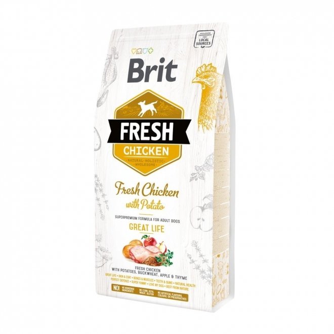 Brit Fresh Chicken with Potato Adult Great Life (2,5 kg)