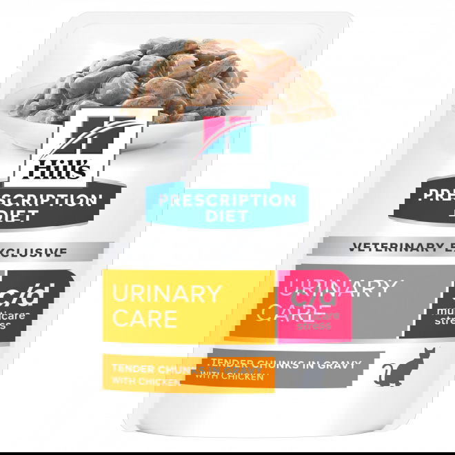 Hills Prescription Diet Feline c/d Urinary Care Stress Chicken 12x85 g