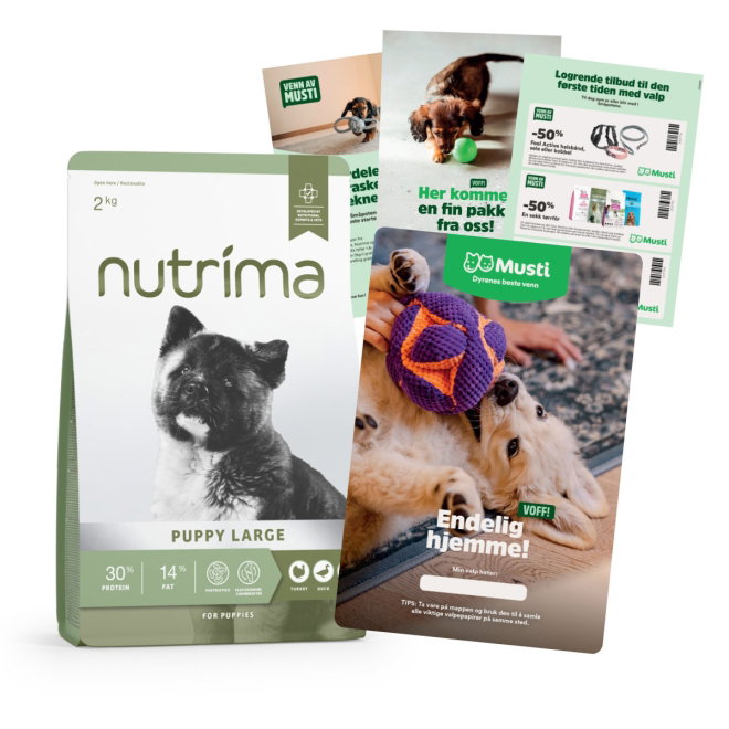 Valpepakke Nutrima Growth Puppy Large Breed