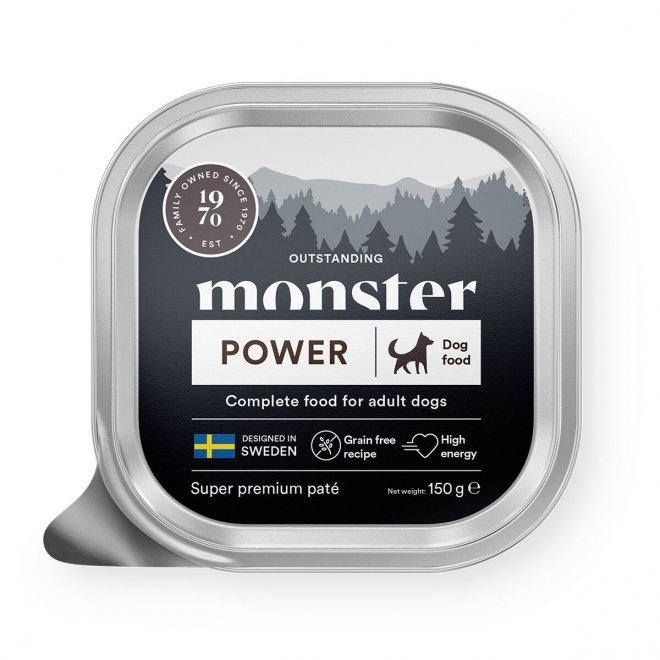 Monster Dog Adult Grain Free Power Paté Kylling 150 g