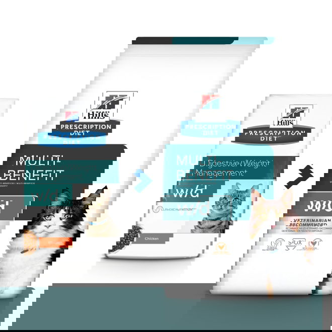 Hills Prescription Diet Feline w/d Multi Benefit Chicken