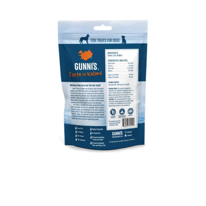 Gunnis Salmon Wafers Tygg av Laks 70g