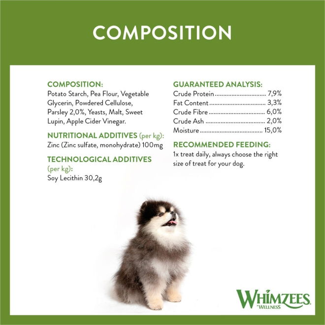 Whimzees Soft Dental tygg (M)