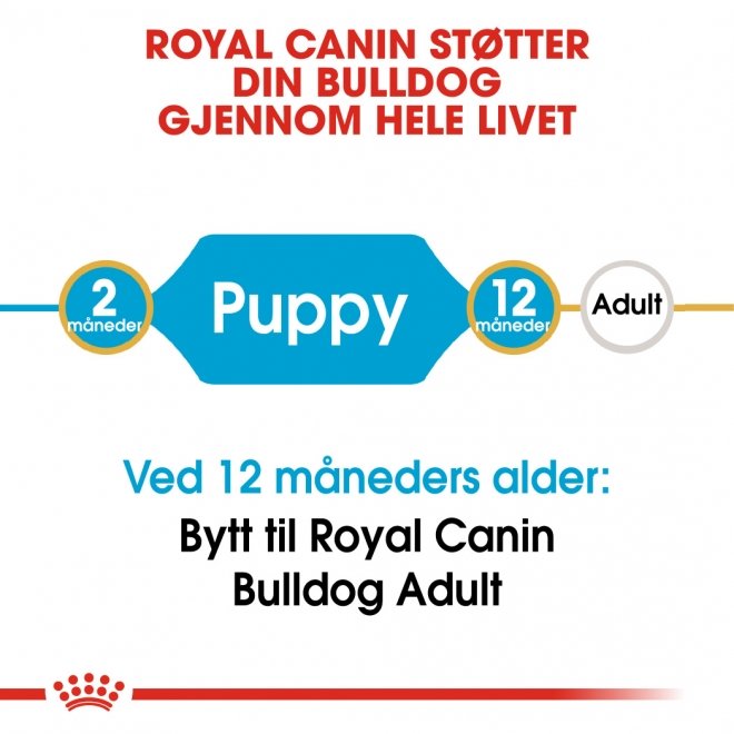 Royal Canin Breed Bulldog Puppy tørrfôr til hundevalp