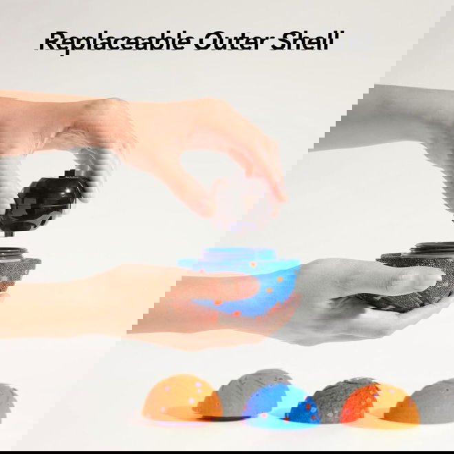 Cheerble Wicked Air Interaktiv Hundeball (Blå)