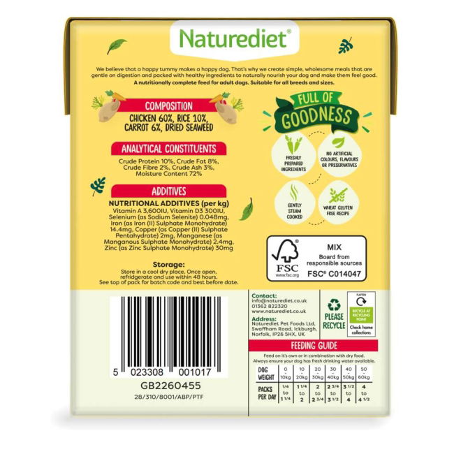 Naturediet Feel Good kylling (390 g)