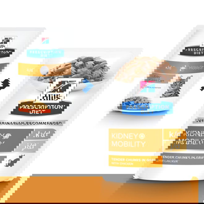 Hills Diet Cat k/d + Mobility 12 x 85g