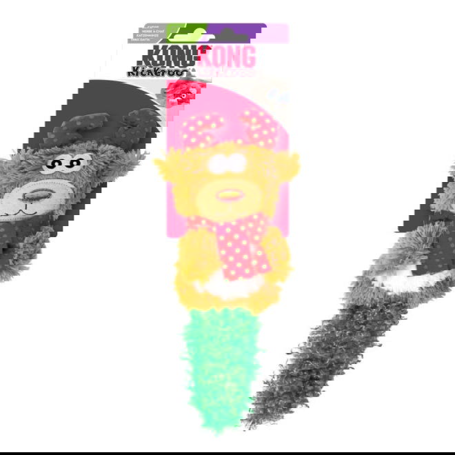 Kong Holiday Kickeroo Julefigur Katteleke Snømann eller Reinsdyr