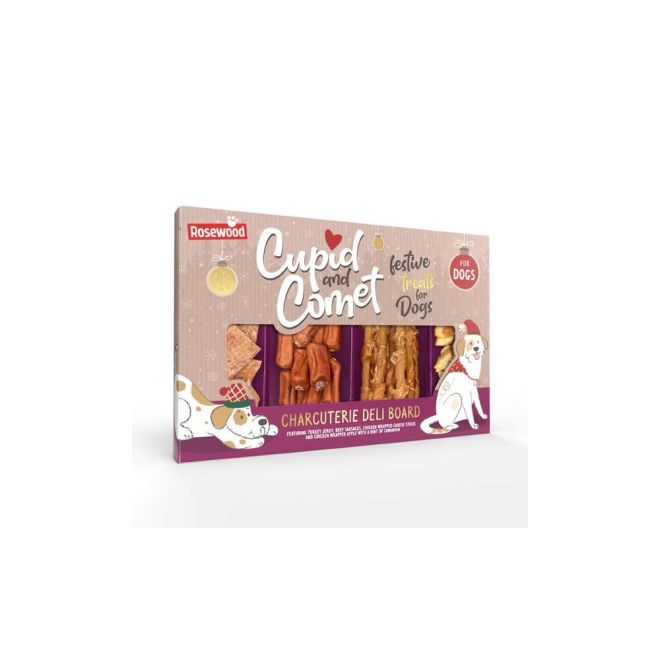 Rosewood Xmas Charcuterie Deli Board Godteribox til Hund, 200 g