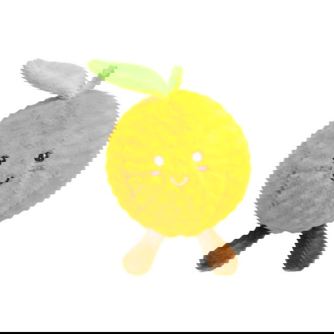 Little&Bigger Breakfast Club plysj Piggball Orange