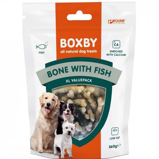 Boxby Calcium Bones Valuepack Fisk 360g