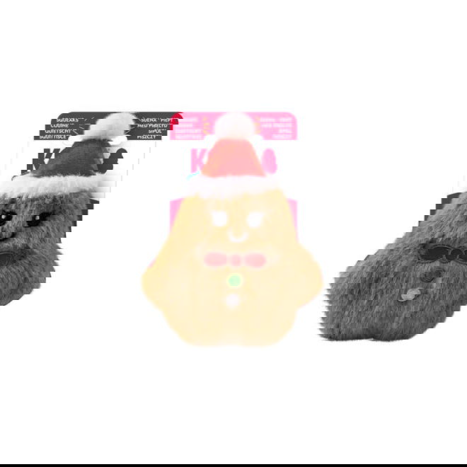 Kong Holiday Snuzzles Mini Pepperkakemann XS