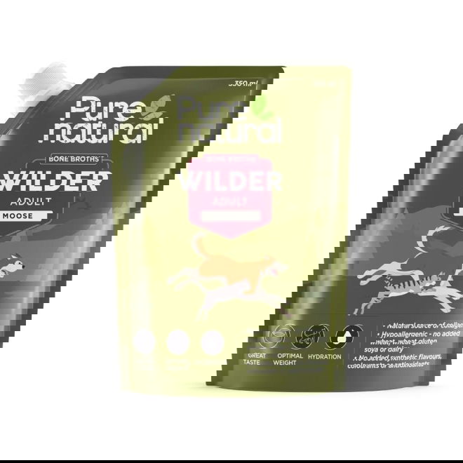 Purenatural Wilder Bone Broth Moose 350 ml