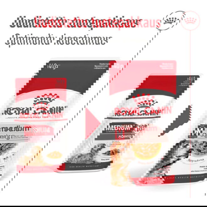 Royal Canin Medium Ageing Gravy v&aring;tf&ocirc;r til hund 10x140 g