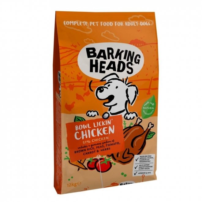 Barking Heads Bowl Lickin Chicken (12 kg)