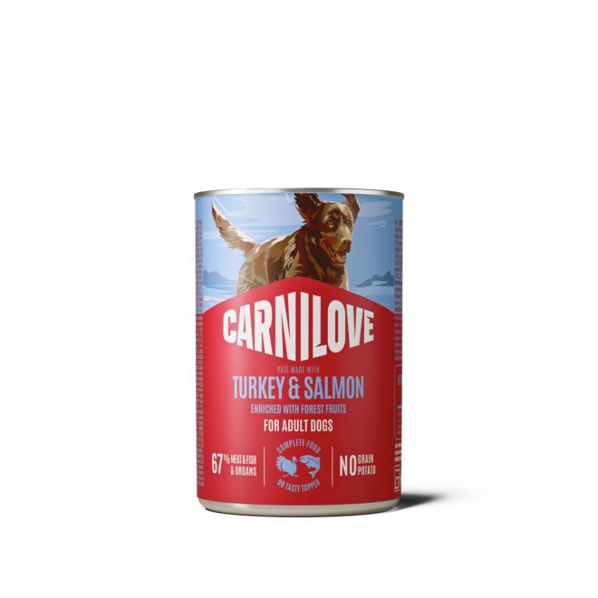 Carnilove Dog Adult Salmon & Turkey Pat&eacute; 400 g