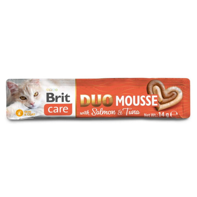 Brit Care Cat Creamy Duo Mousse with Salmon and Tuna 4x14 g