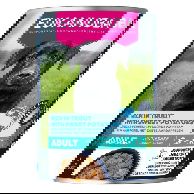 Eukanuba Dog Wet Adult Trout with Sweet Potatoes 400g