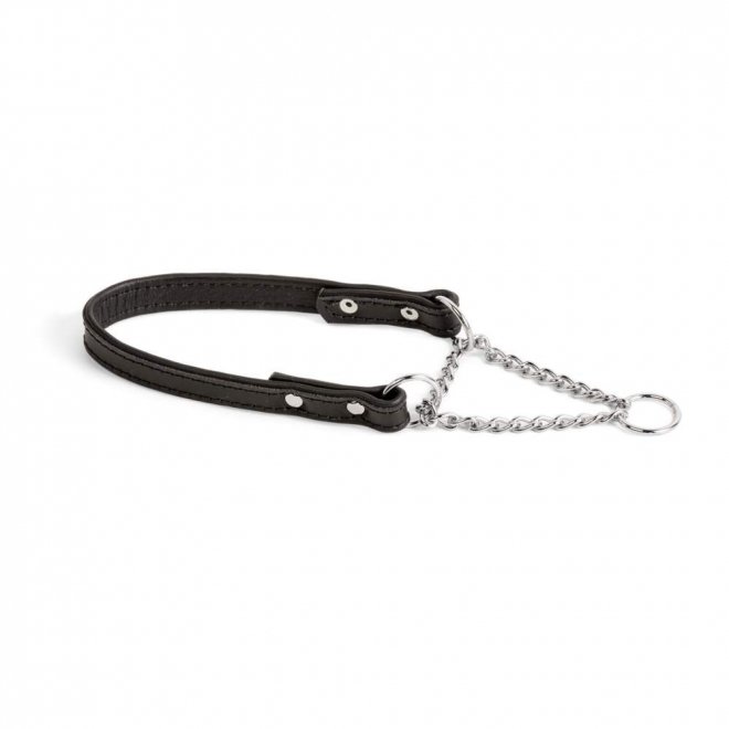 Feel Basic halvstrup med f&ocirc;r svart (1,6 x 30-45 cm)
