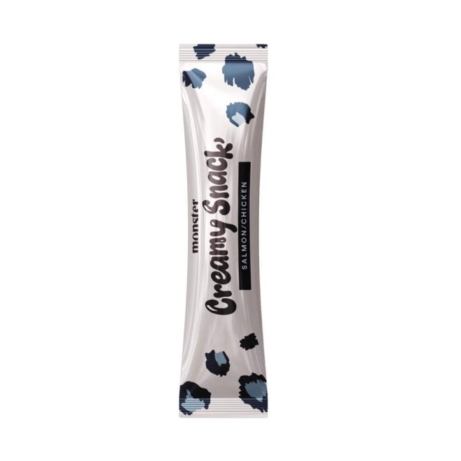 Monster Cat Creamy Snack Laks & Kylling 6x15 g