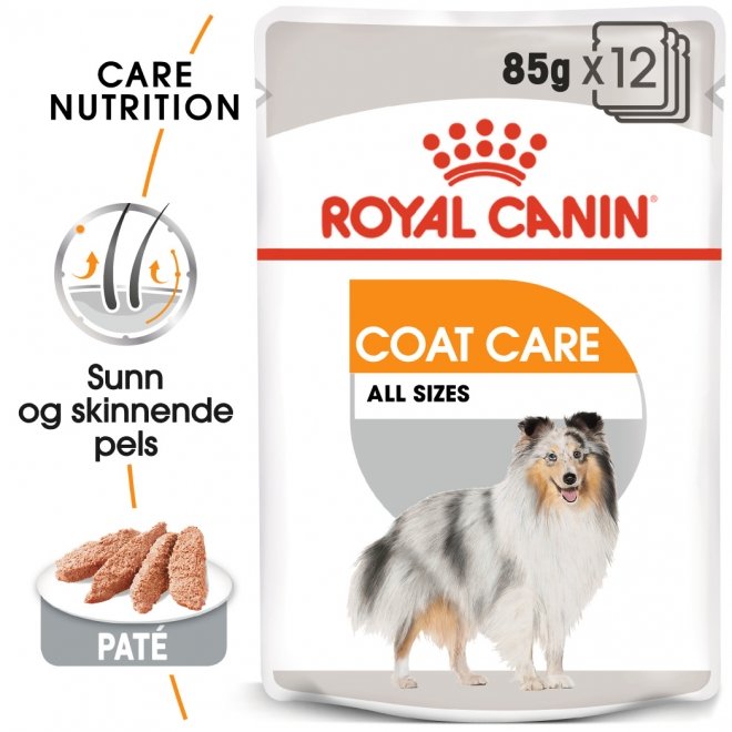 Royal Canin Coat Care Adult våtfôr til hund 12x85 g