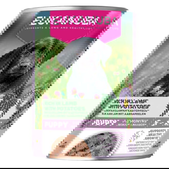 Eukanuba Dog Wet Puppy Lamb with Potatoes 400g