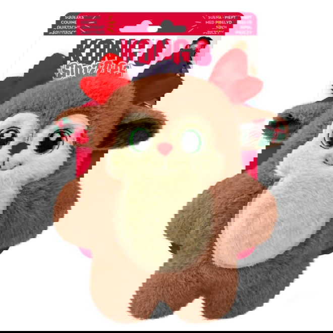 Kong Holiday Snuzzles Reinsdyr M