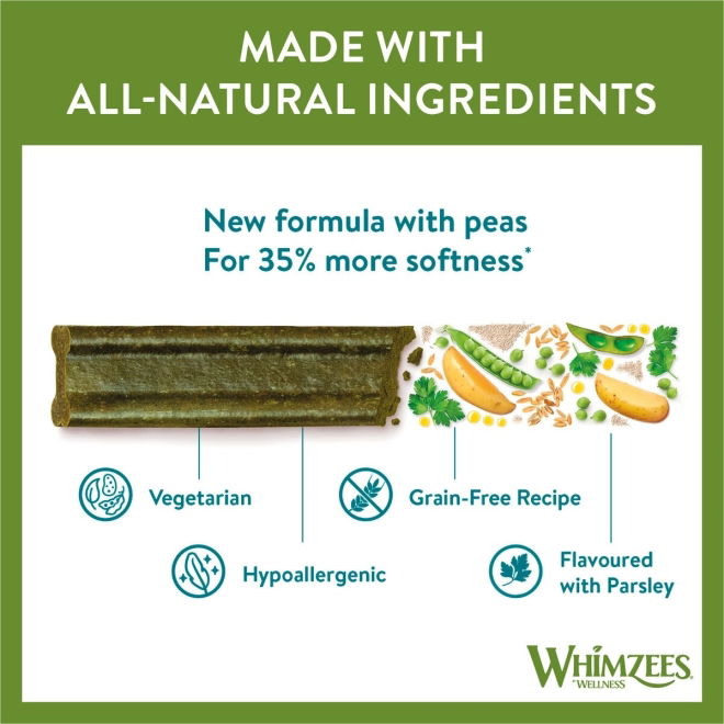 Whimzees Soft Dental tygg (S)