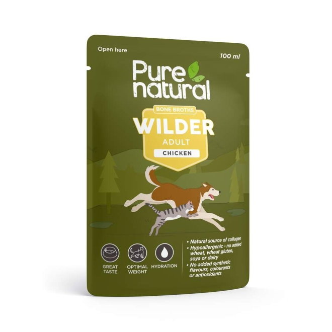 Purenatural Wilder Bone Broths Kylling 100ml