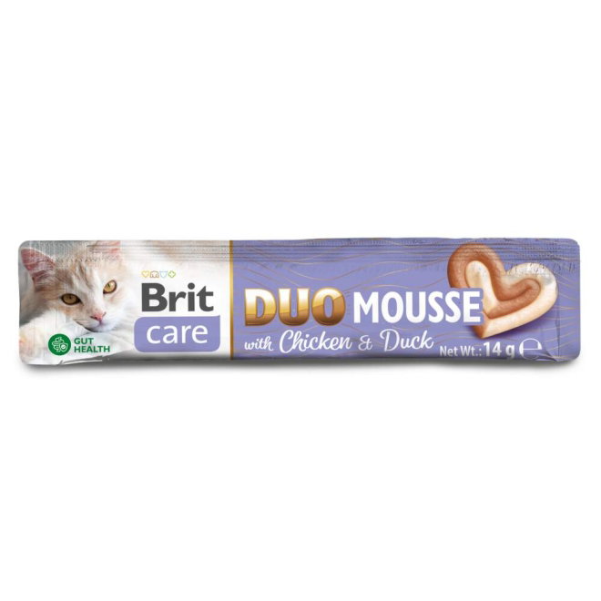 Brit Care Cat Creamy Duo Mousse with Chicken and Duck 4x14 g