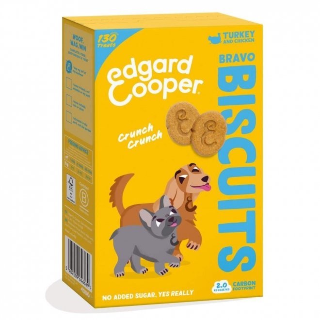 Edgard & Cooper Hundekjeks Kalkun & Kylling 400 g