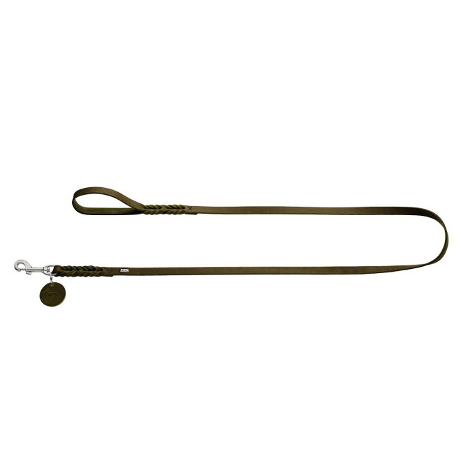 Hunter Leash Solid Education Olive Green