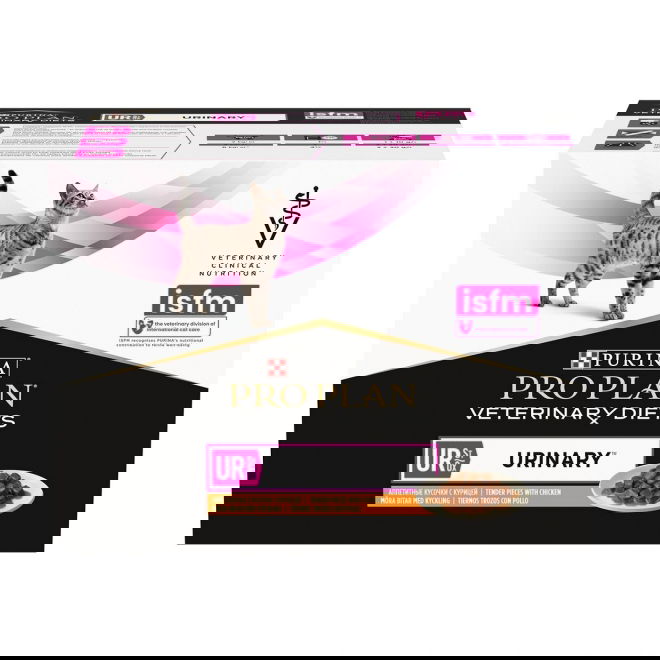 PURINA PRO PLAN VETERINARY DIETS Feline UR St/Ox Urinary Chicken 10x85 g