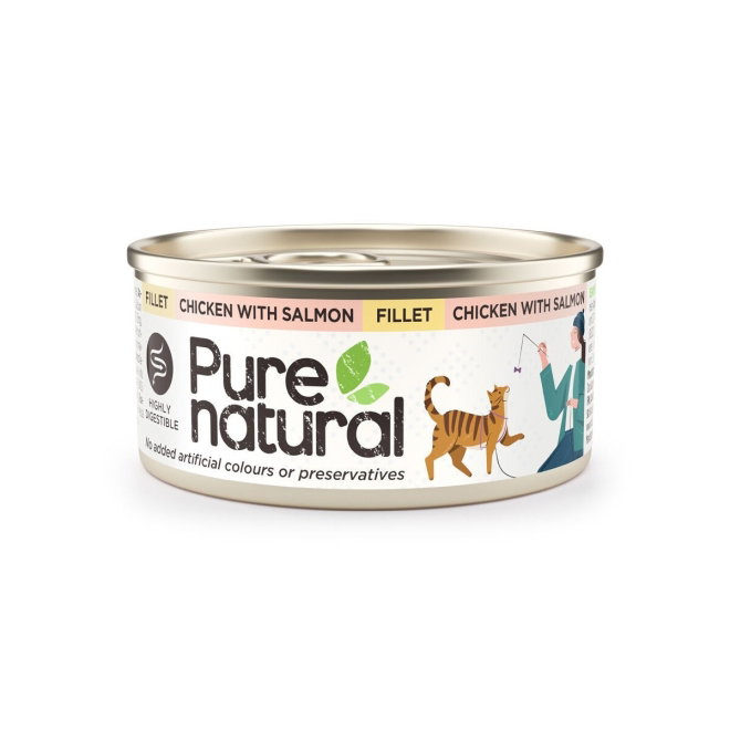 Purenatural Chicken Fillet with Salmon 70g