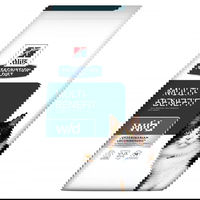 Hills Prescription Diet Feline w/d Multi Benefit Chicken