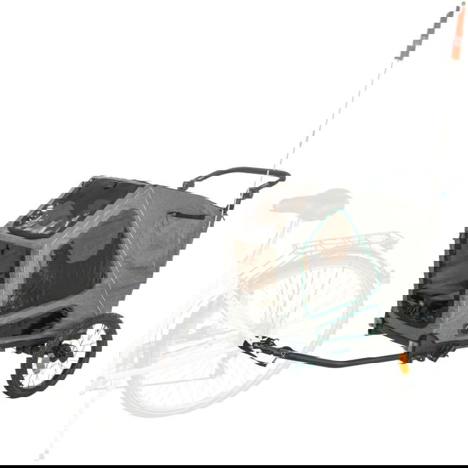 Trixie Premium Sykkelvogn Hund Grå